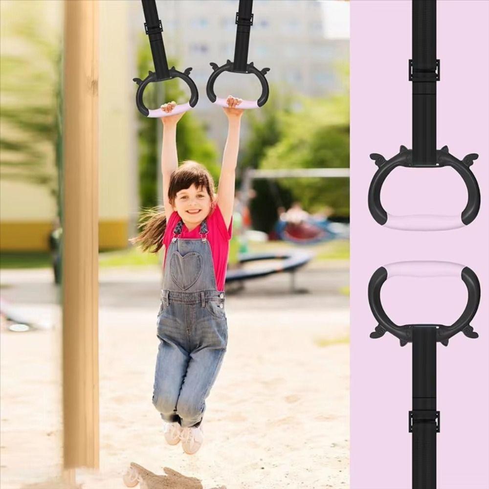 Arm Strength Children Gymnastic Rings Non-Slip Strength Training Ring  Kids Toy