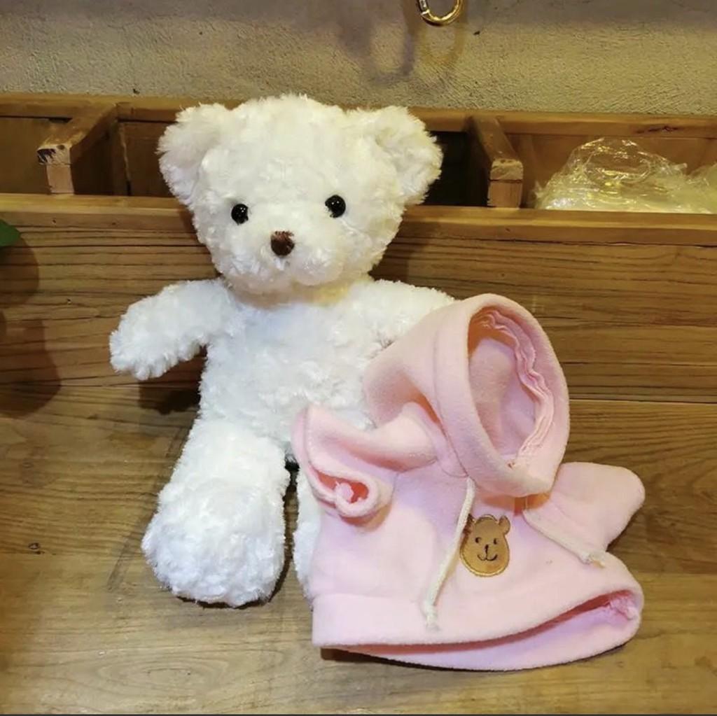 Teddy Adorable Bear Hoodie Cute Girl Kids Companionship Plush Toy Birthday Gift