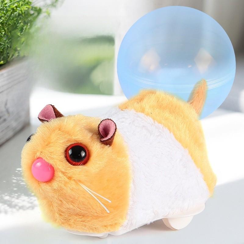 Pet Toy Hamster Rolling Ball Interactive Squeaky Toy For Cats And Kids