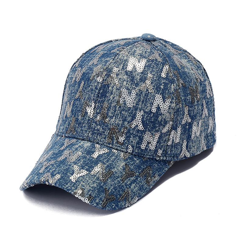 Fashion Hat Korean version of letter-printed thermal cap Autumn and winter outdoor fashion trend baseball cap Fashion versatile baseball cap