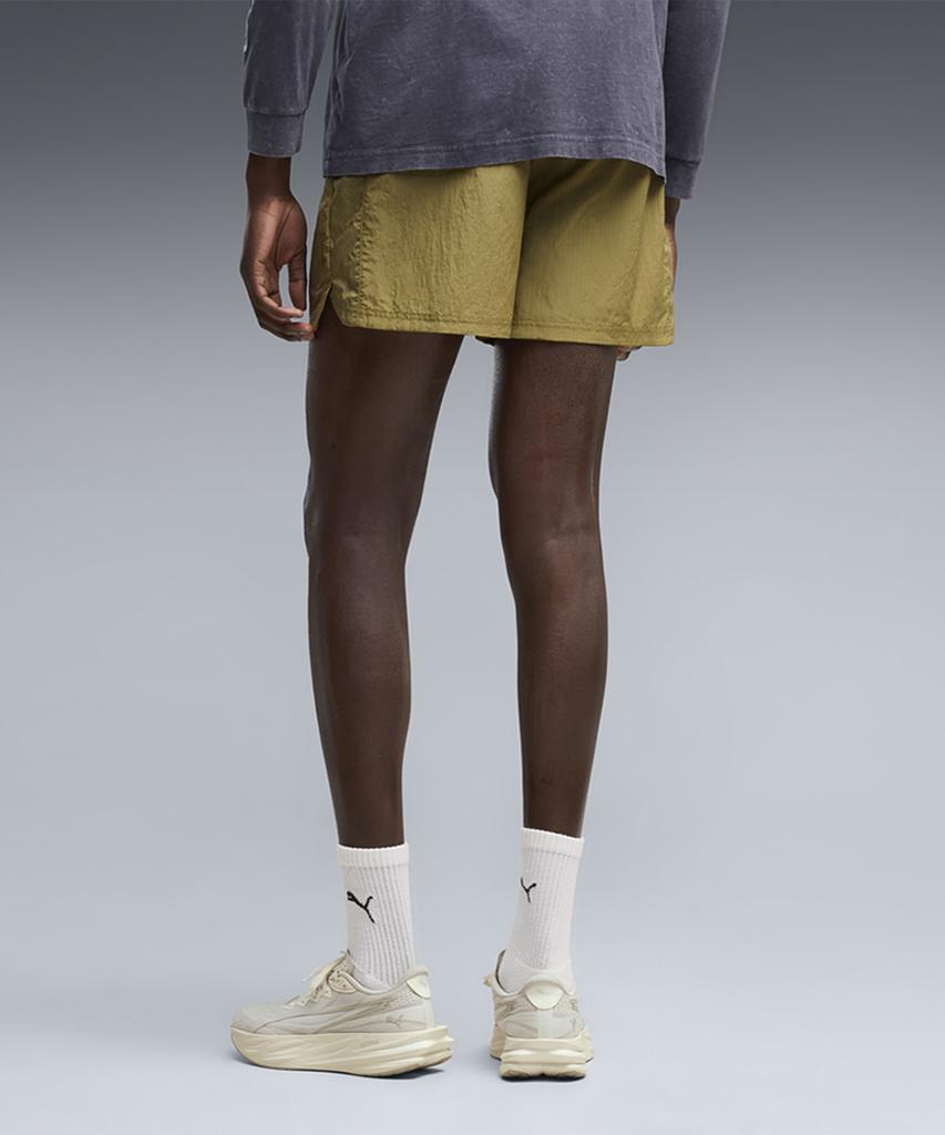 PUMA Run Culture Collective T7 Relaxed Woven Shorts 5-Inch - Chai Latte / 639074-89