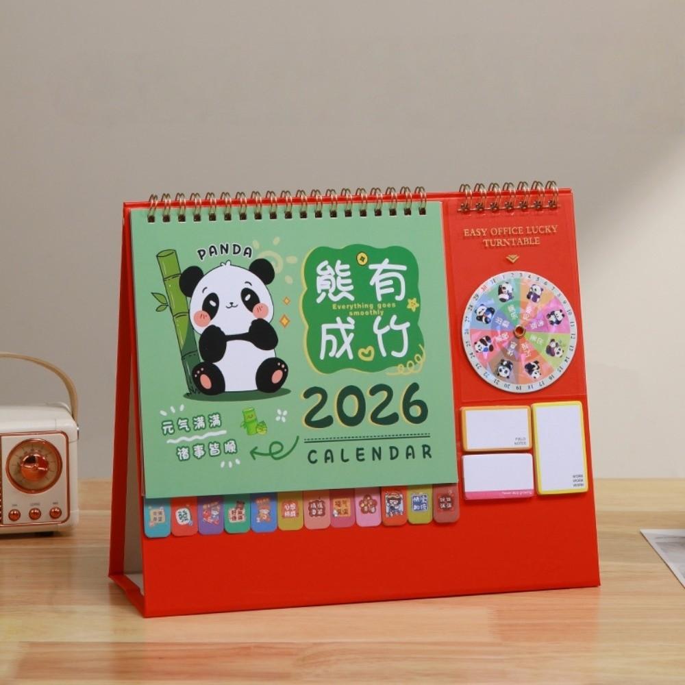 Month Date Display 2026 Desk Calendar Chinese New Year Style Monthly Planner Daily Planning