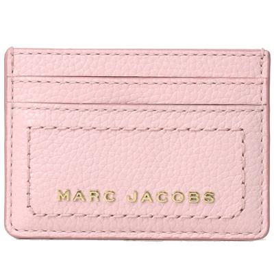 Кожаный картхолдер Marc Jacobs с отделением для проездного, визитница, персиковый S102L01FA21 Логотип, Чехол, Держатель, Хлыст,