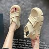 Sandals Fairy Fairy Wind 2025 New Summer Fashion Versatile Platform Cake Roman Shoes Heightening Beach Shoes