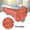 Vintage Mountain Bike Saddle with Shock Absorbing Springs, Ergonomic Wide Design for   Standard Posts, Crafted with   Lasting Comfort and R