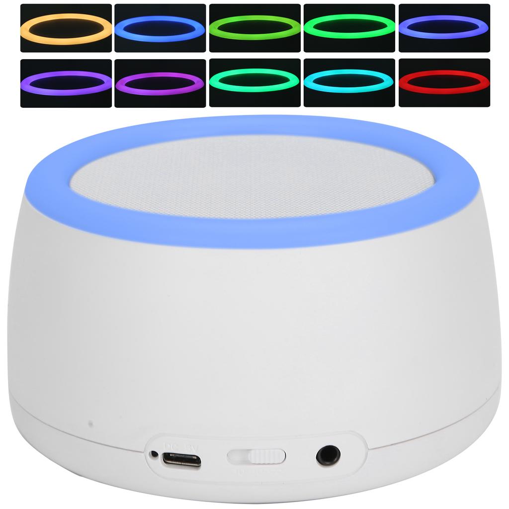 Машина белого шума Портативная USB Перезаряжаемая Помощь для сна Машина белого шума для сна (Bluetooth