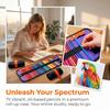 72PCS High Pigment Content 72 Colored Pencils with Roll Up Pouch Artist Drawing Kit Sketching