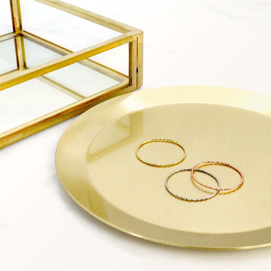 Sears Pinky 14K Pink Size Ring, Gold, 3, vr216-p-03