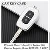 Новый мягкий ТПУ чехол-оболочка для автомобильного пульта ключа для Renault Duster Sandero Logan Clio Captur Laguna Scen 2015 2016 2017 аксессуары
