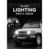 1/24 Toyota FJ Land Cruiser SUV внедорожный игрушечный автомобиль литой металлический сплав транспортное средство миниатюрная модель коллекция подарок для мальчиков детей