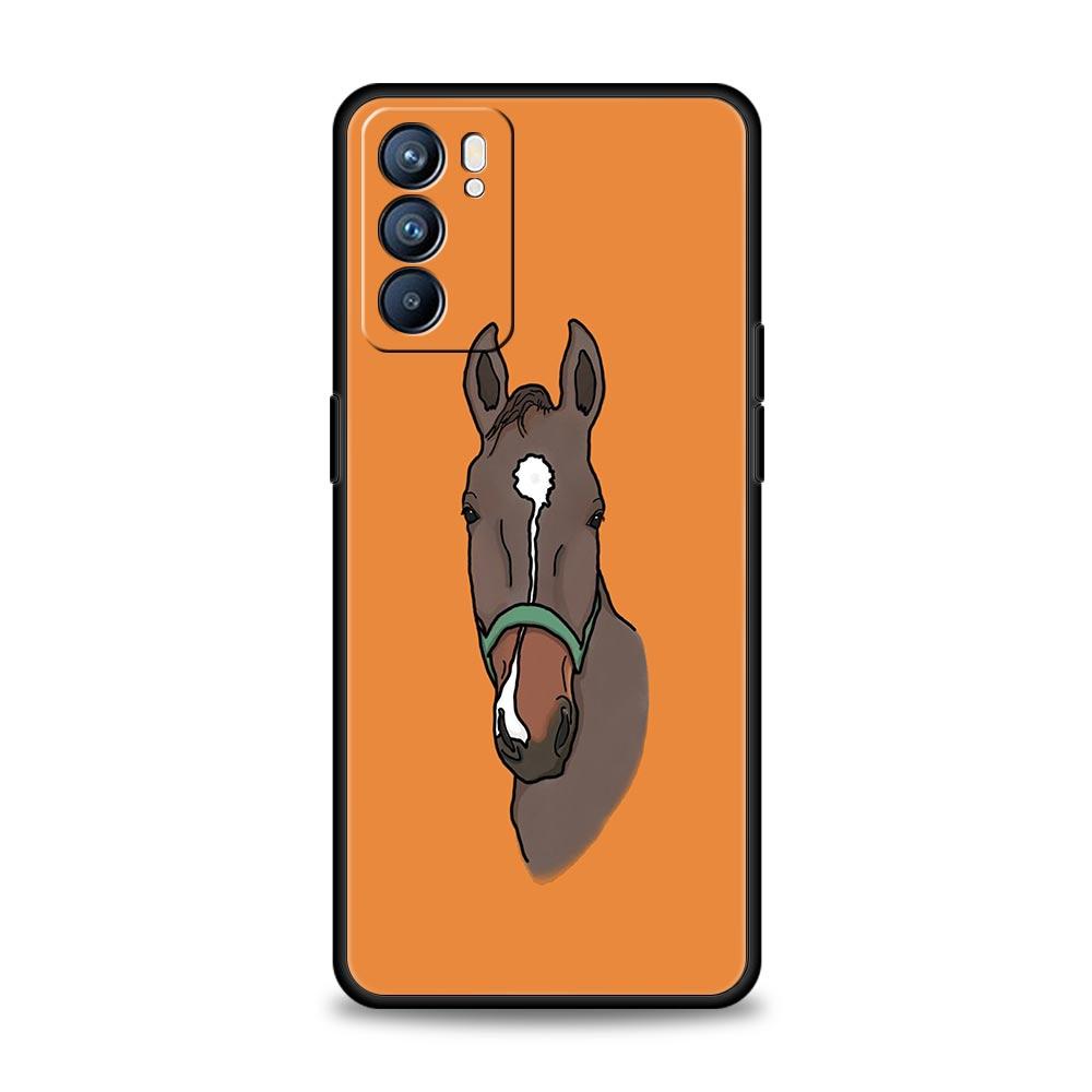 Frederik The Great Beauty Horse Phone Case For Oppo A54 A53 A52 A9 2020 A15 A95 A16 A76 A74 A12 Find X5 Reno6 Pro Plus 5G Cover