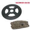 25H Chain 80T 92T Tooth 29mm Rear Sprocket 136L Link Chain For 47CC 49CC Mini Moto ATV Quad Dirt Pit Pocket Bike