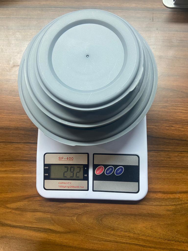 Портативная складная миска для кемпинга с крышками, силиконовая миска для кемпинга и путешествий, 3 шт., складные коробки для хранения еды для пеших прогулок, путешествий, кемпинга