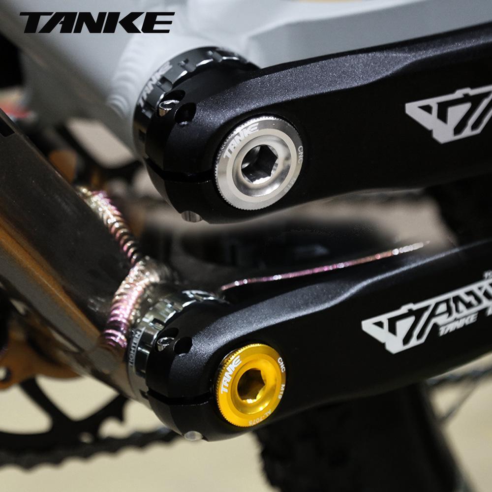 Карбоновая Крышка Винта Шатуна Велосипеда TANKE Mountain Bike из Алюминиевого Сплава для Кареток M18/M19/M20