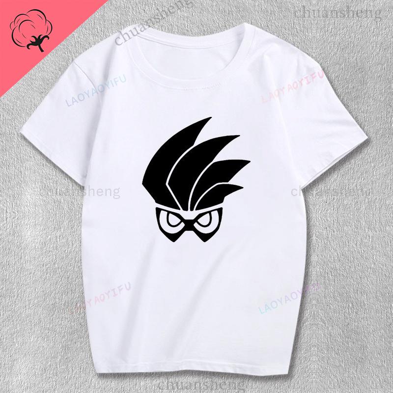 Masked Rider Kaunisex Rider Anime Shirt Unisex Unisex Cotton Crewneck Casual Streetwear Cartoon Otaku T Shirt