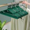 Heavy-Duty Laundry Rack: 10PCS Non-Slip Clothes Hanger with Thick Stainless Steel Rods and Slot