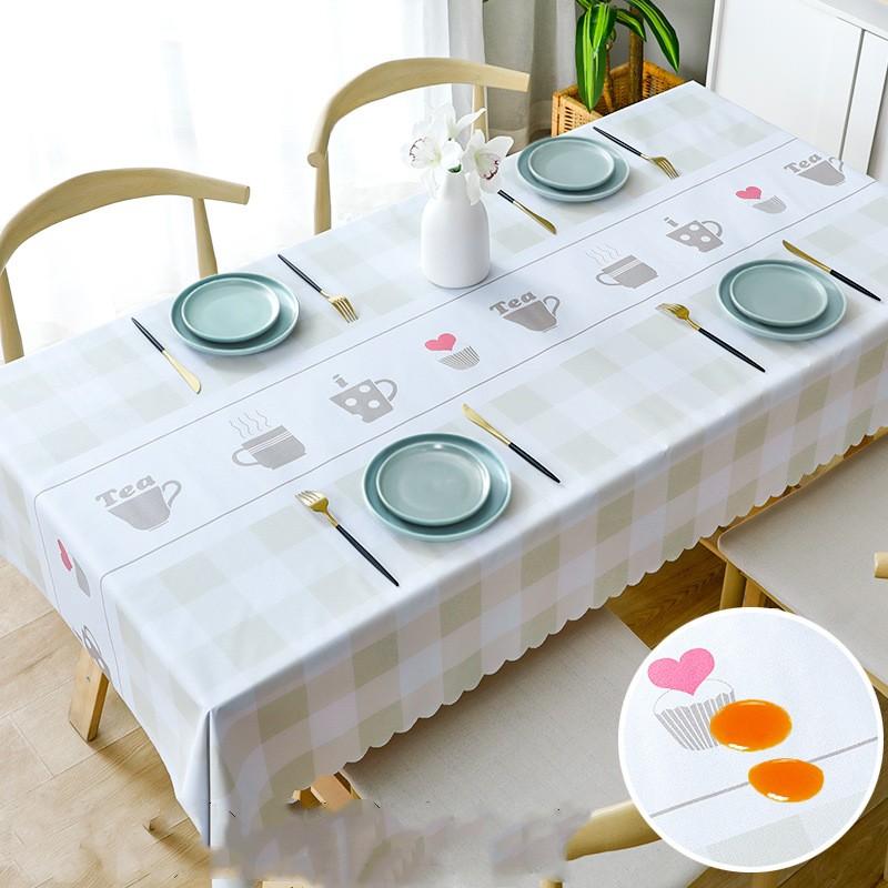 Роскошная высококачественная водонепроницаемая и маслостойкая скатерть из ПВХ, не требующая мытья, прямоугольный бытовой стол, чайный столик и настольная ткань