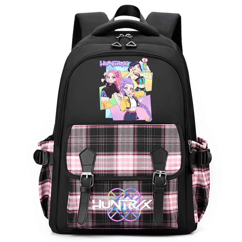 Anime Cute Cartoon K-Pop Printed Large Capacity Backpack for Teenger Student Girl Boy Schoolbag Bookbag Women Waterproof Travel Bag Mochila Kid Gift
