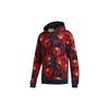 Adidas CNY Floral Splendor Fleece-Lined Hoodie Pullover Men Tops Red GG0774