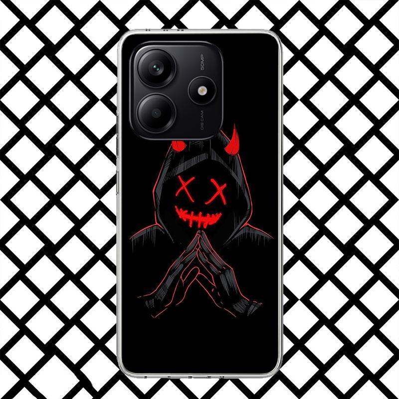 Чехол для телефона в стиле аниме "Плохой парень-дьявол" для Xiaomi Redmi Note 15 14 14S 13 12 12S 11 Pro Plus 11E 11T 11S 10S 5G Мягкий чехол Fundas Redmi