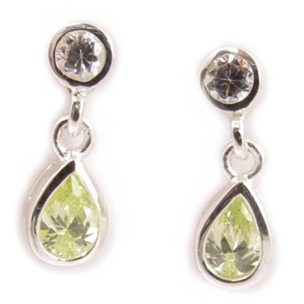 Les Trésors De Lily [C5597] - Серебряные серьги «Дамуазель» лимонно-белый