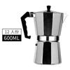Кофейник Moka, кофеварка для эспрессо-латте, кофеварка-перколятор, итальянская кофемашина, 50/300/450 мл, алюминий