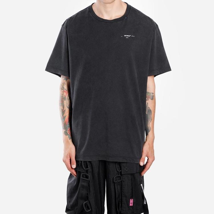 Off-White Abstract Arrows T-Shirt 'Black' Men's OMAA038F191850111001