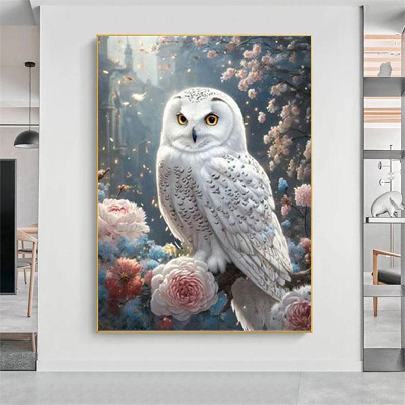 DIY Diamond Painting Owl Cross Stitch Kit Mosaic Art Diamond Painting Full Circle/Square Diamond Home Decoration