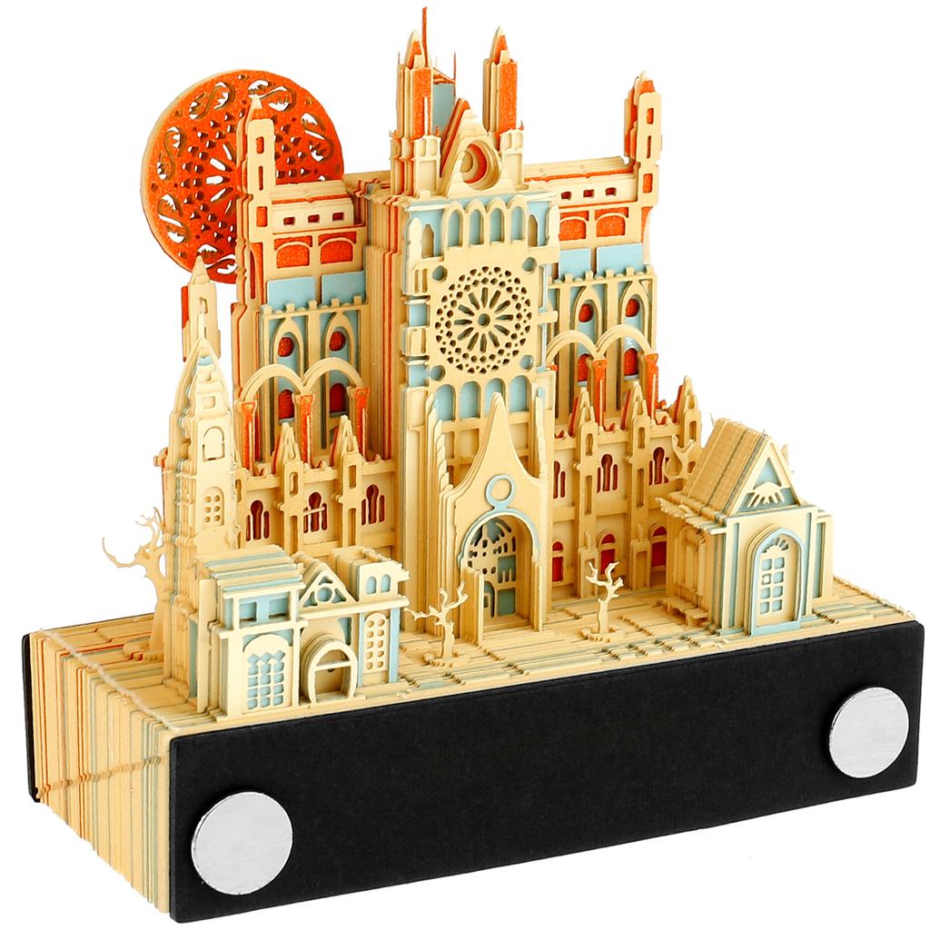 Новый блок-календарь 3D-блокнот Блок DIY Изысканный блокнот Милая бумага для заметок 3D-художественный блокнот Декоративный подарок на День святого Валентина