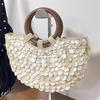Spring And Summer High-end Sense Of Handmade Natural Shell Bag Fairy Portable Female Bag Niche Bag Personality