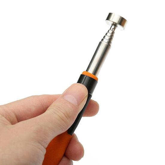 Телескопический магнитный захват 28 дюймов, выдвижной инструмент-захват с магнитом 8 фунтов для труднодоступных узких мест, механик, автомобильный