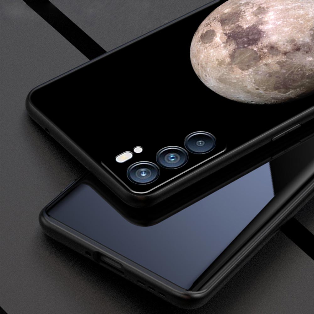 Aesthetic Space Planet Phone Case For Oppo A54 A53 A52 A9 2020 A15 A95 A16 A76 A74 A12 Find X5 Reno7 SE Reno6 Pro Plus 5G Cover