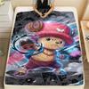 Tony Tony Chopper Soft Daily Rest Flannel Blanket, Warm Printed Cover for Household Furniture and Long Distance Travel.-TING