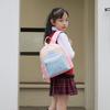 Lovely Kids Backpack With Color Block Design And Air Cushion Straps For Comfortable School Use