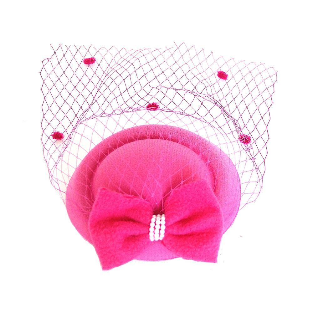 Аксессуары для волос Шляпки-фасинаторы Заколка для волос Головной убор Мода Бант Сетка Повязка на голову Женщины Девушки