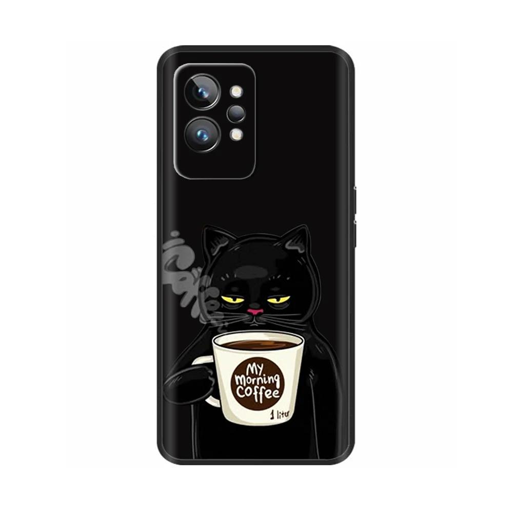 Чехол для Realme GT2 Pro Модный Мягкий ТПУ Расписной Матовый Силиконовый Задняя Крышка Телефона Для Oppo Realme GT 2 Pro Чехлы Для Realme GT2