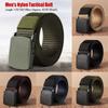 Men's Metal-free Security Check Lengthen Waistband for Fat Man Web Belt Nylon Waist Belt