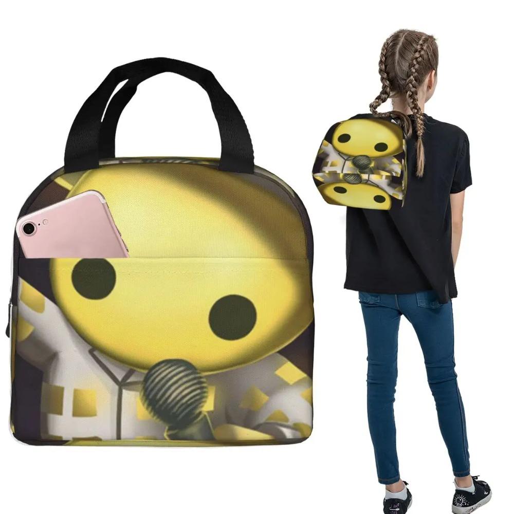 Wobbly Life Gaming Funny Games Insulated Lunch Bag for Women Kids Portable Food Boxes Thermal Lunch Box Tote