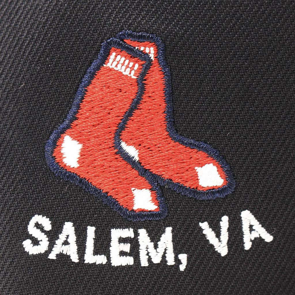 New Era Cap 59FIFTY Salem Red Sox MiLB ON-FIELD AUTHENTIC GAME FITTED CAP Navy SALEM RED SOX MINOR LEAGUE Minor League Hat 5950 Sz 7-58 [Used]