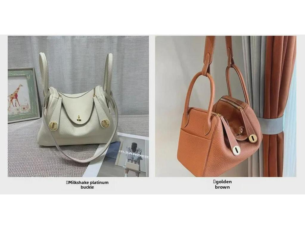 Сумка через плечо из коровьей кожи Togo - большая вместимость, сумка-подушка, ручная, докторская сумка