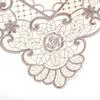 Tablecloth Embroidered Table Runner Gauze Flower Translucent Floral Lace Decor