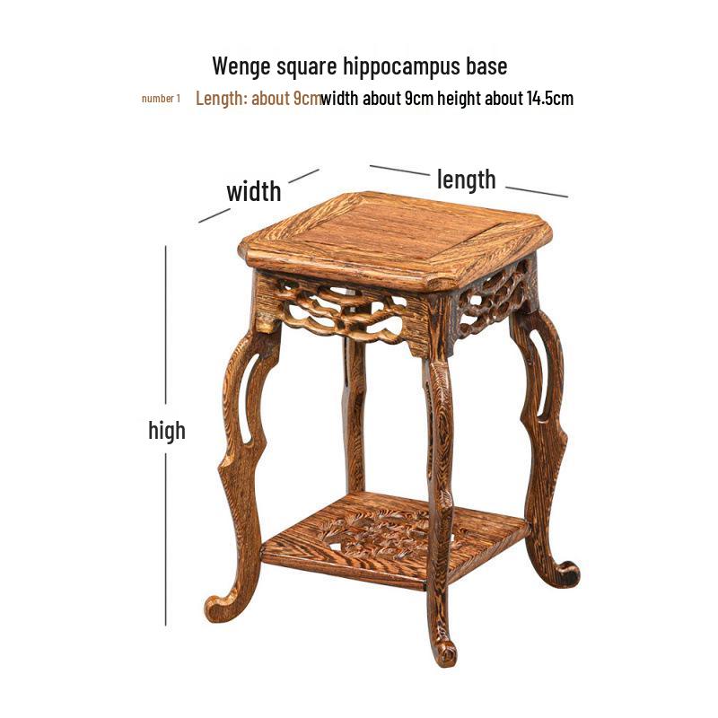 Венге и палисандр основа из массива дерева для поделок: Ваза, Кашпо из камня, Бонсай, Статуэтка Будды, Подставка для чайника