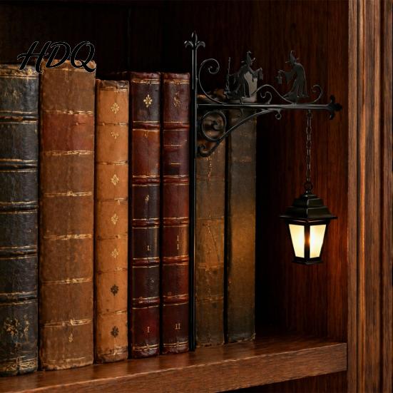 Металлическая подставка для книг в европейском стиле, фонарь для библиотеки, декоративное освещение для книжной полки, лампа в виде шляпы ведьмы для уголка для чтения, винтажный железный ретро стол с теплым