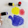Детские пальцевые губки для DIY-раскрашивания лица и отпечатков рук