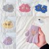 Thicken Velvet Full Finger Mittens Elastic Warm Mittens Children Baby Gloves For 1-3 Years Old