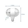 Auto Rotating Crystal Strobe RGB Lamp Dual Head DJ Stage Lamp Bulb Disco Lights  Birthday