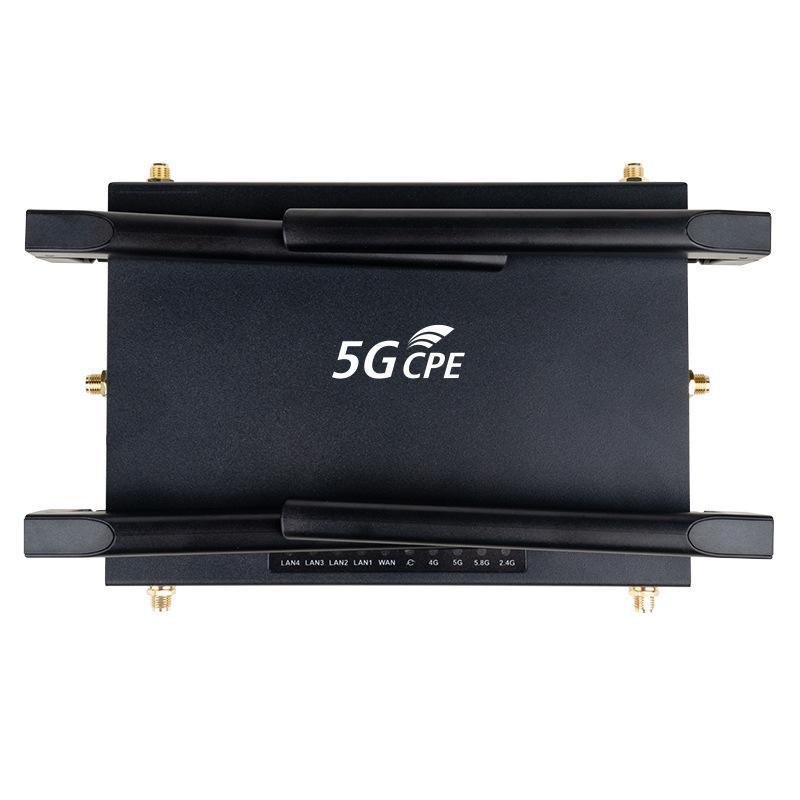 Eurasia Version 5G Gigabit Dual-Band WiFi 6 Router with SIM Slot, Ten Antennas, Home/Office Use