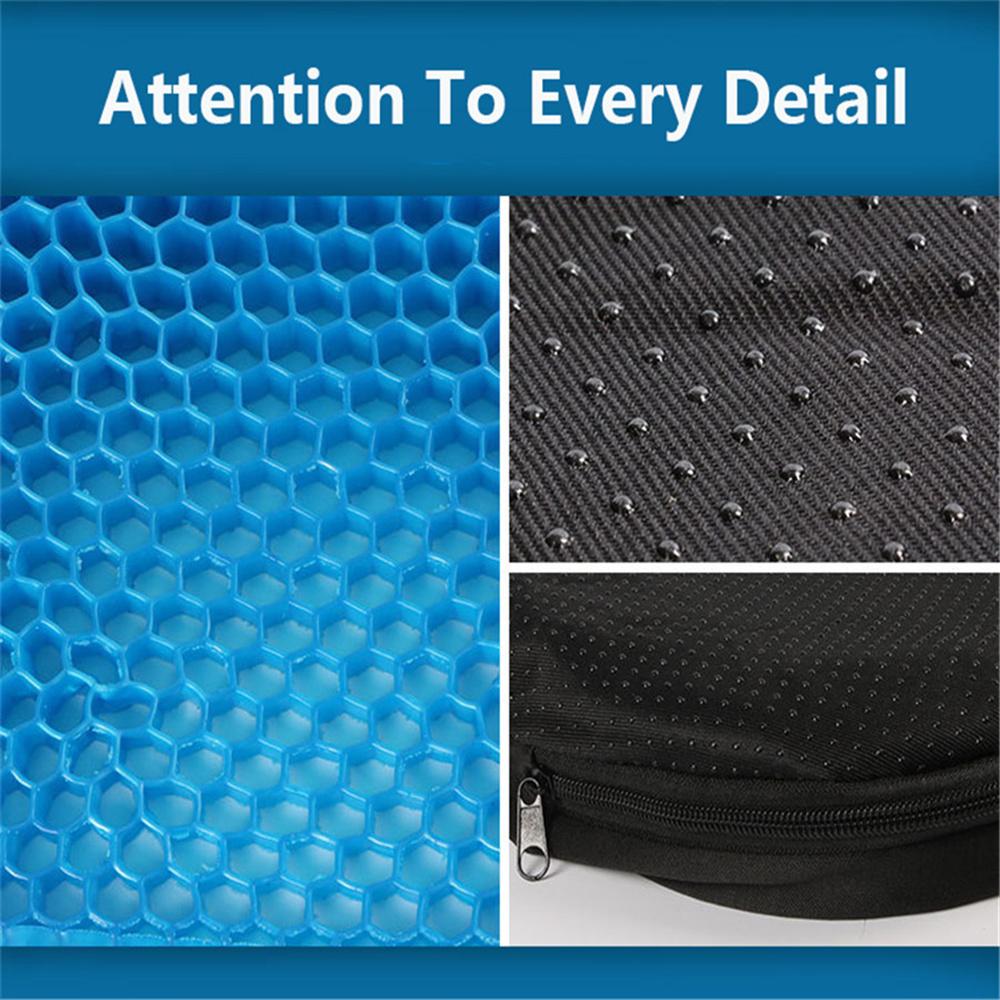 1X Эластичная подушка для сиденья Силиконовый сотовый дизайн Массажер для точек давления