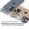 For iPhone 16 Pro Max / 16 Plus Rear Camera Lens Metal Protector Ring
