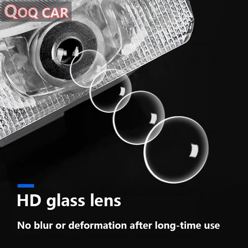 uwhpc2 1 Pair For TOYOTA FORTUNER (2015-2022) AN150 AN160 HD Car LED Door Warning Light Projector Ghost Shadow Laster Welcome Lamps